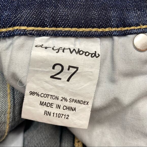 Driftwood | Jody Distressed Patched Straight Leg Jeans - Picture 5 of 6